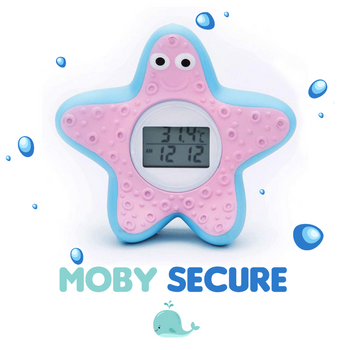 thermomètre à eau Thermomètre de bain pour bébé, dessin animé numérique,  baleine mignonne, puericulture protege Bleu Rose 85816